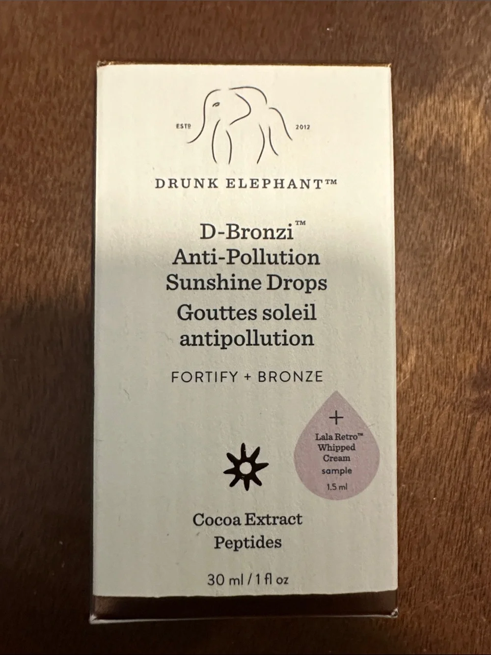 Drunk Elephant D-Bronzi Anti-Pollution Drops – Bronze & White Packaging